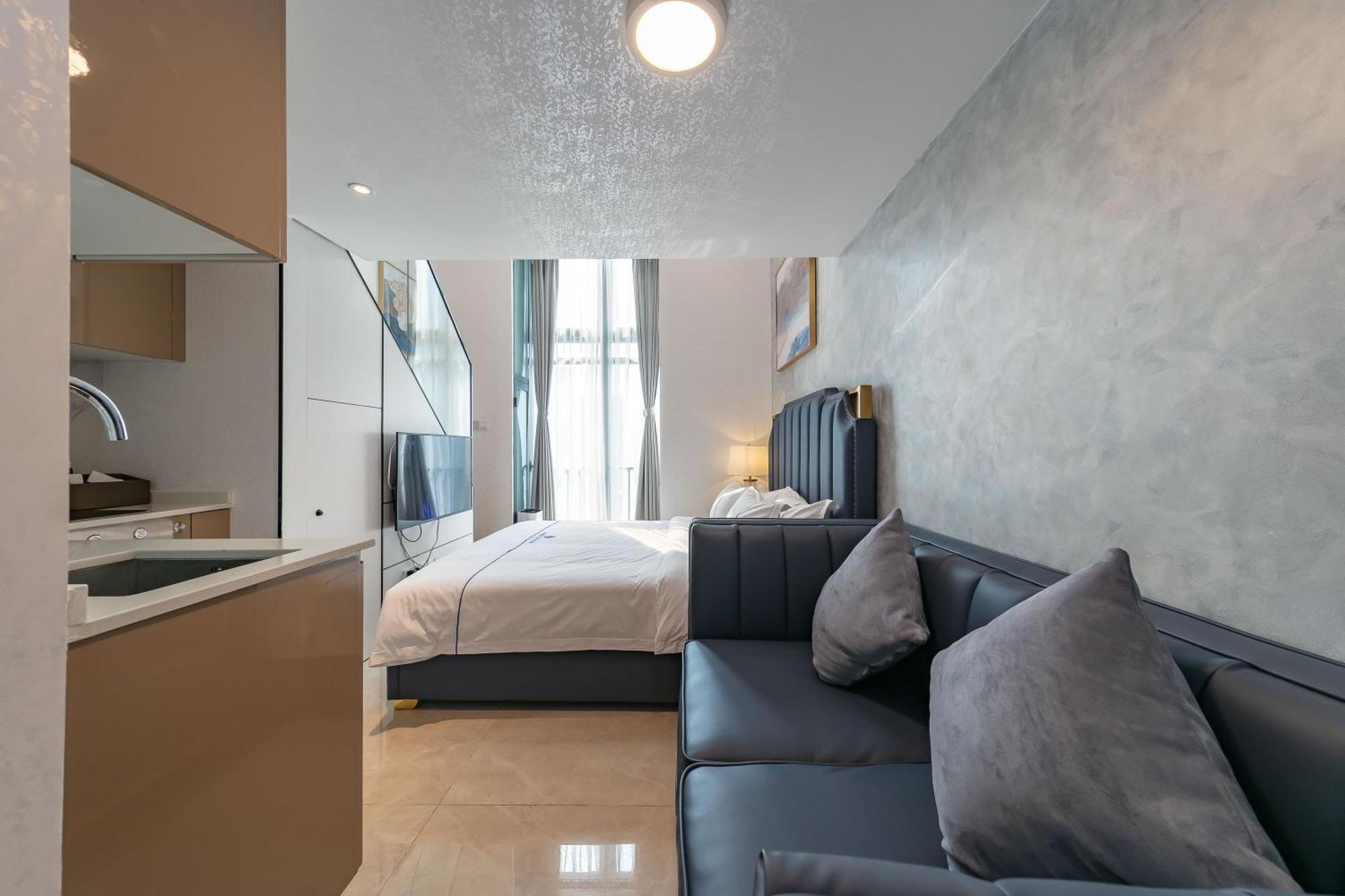 Boruisi Plaza Residence Apartment - Shenzhen Futian Convention & Exhibition Center Ngoại thất bức ảnh