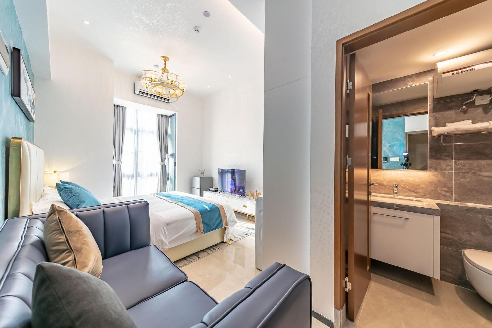 Boruisi Plaza Residence Apartment - Shenzhen Futian Convention & Exhibition Center Ngoại thất bức ảnh