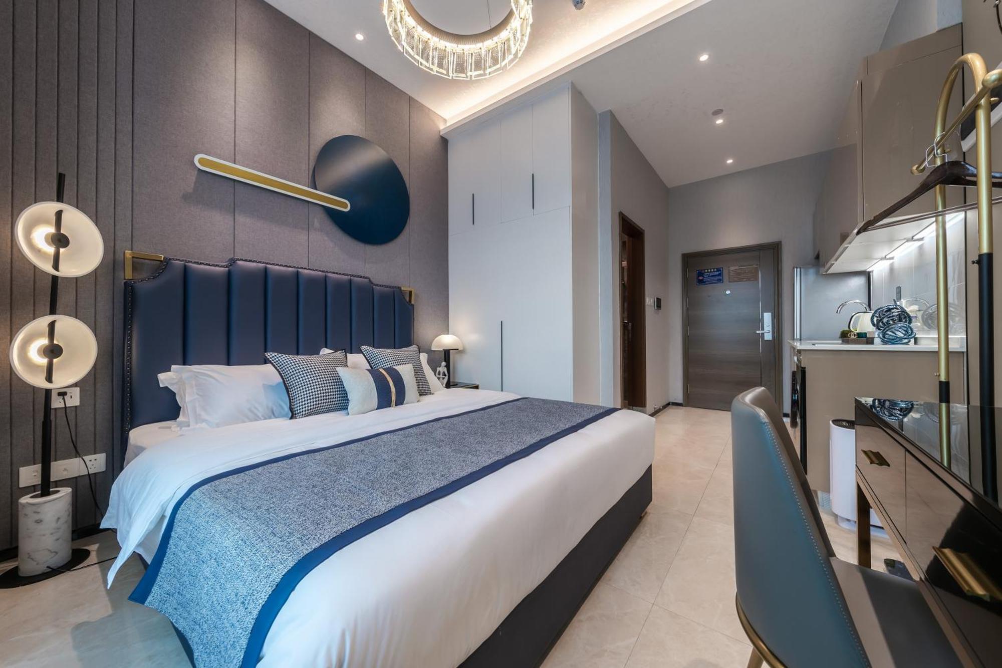 Boruisi Plaza Residence Apartment - Shenzhen Futian Convention & Exhibition Center Ngoại thất bức ảnh
