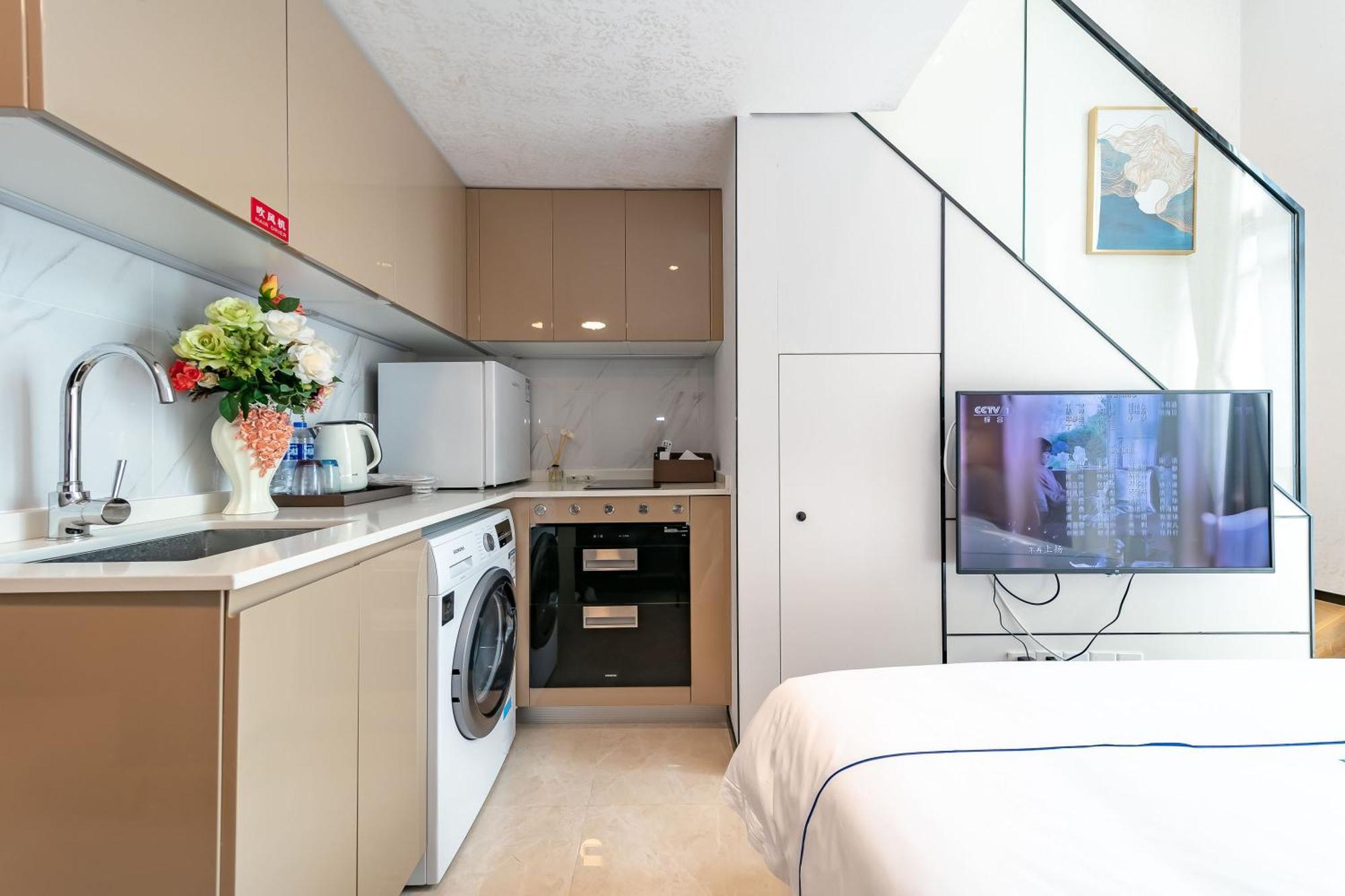 Boruisi Plaza Residence Apartment - Shenzhen Futian Convention & Exhibition Center Ngoại thất bức ảnh